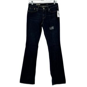 AG Adriano Goldschmied The Jessie Curvy Boot Fit Jean Women’s 27R Dark Blue NEW